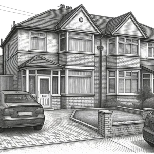 3-Bedroom Semi-Detached House FOR SALE – Woodgate Drive, Prestwich, Manchester, M25 – £315,000